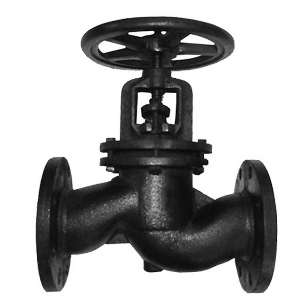 Клапан (вентиль) запорный чугунный 15кч19п Ду 25 Ру 16