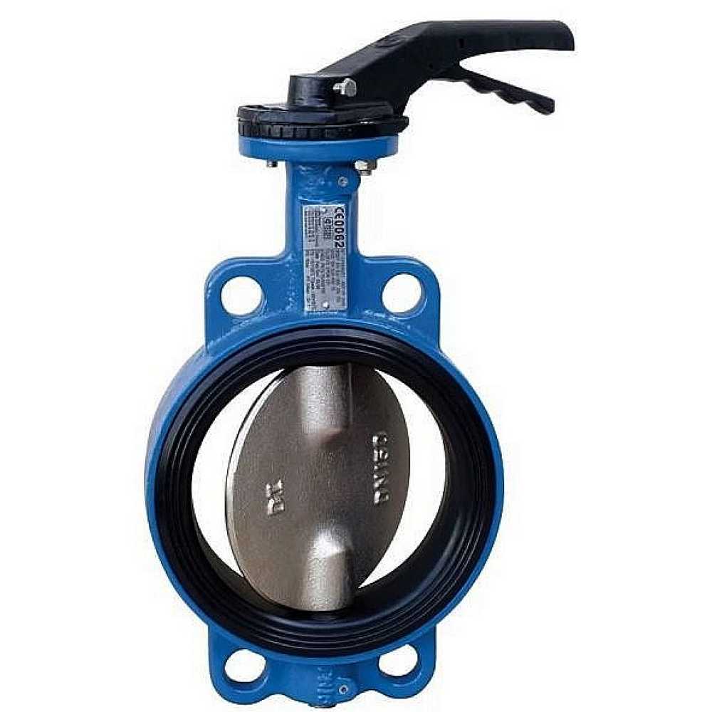 Затвор дисковой поворотный Ду50 Ру16 чугун HORNHOF